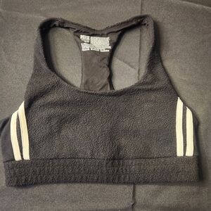 Victoria's Secret Black Sports Bra with White Accents